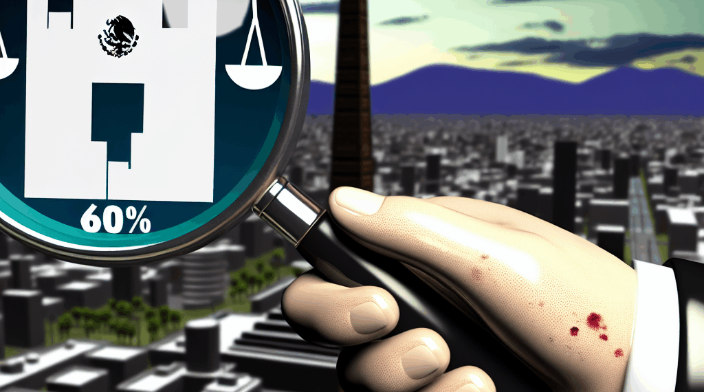 Dejan pendientes en CDMX de resolver, el 60% de los delitos