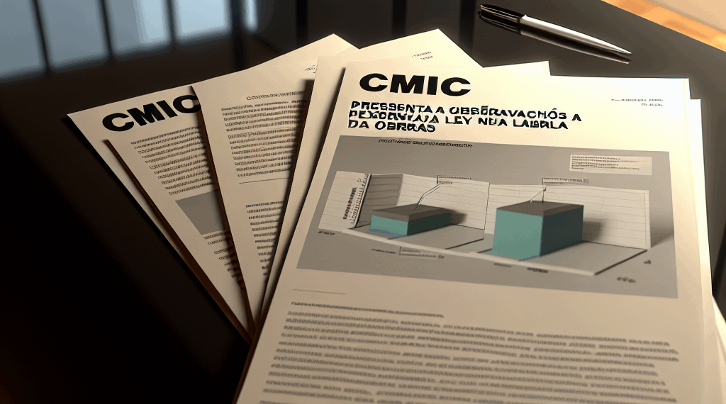 La CMIC alista comentarios a la nueva Ley de Obras