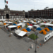 CNTE instala plantón en el Zócalo