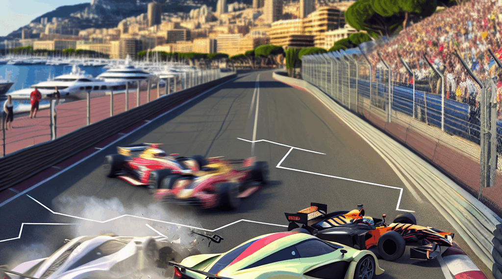 Extraña colisión entre Leclerc y Stroll provocó una bandera roja en Mónaco