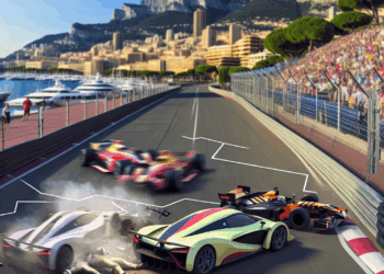 Extraña colisión entre Leclerc y Stroll provocó una bandera roja en Mónaco