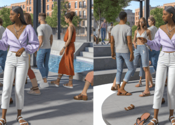 Cómo llevar jeans blancos con sandalias en mayo 2025, según las tendencias de moda