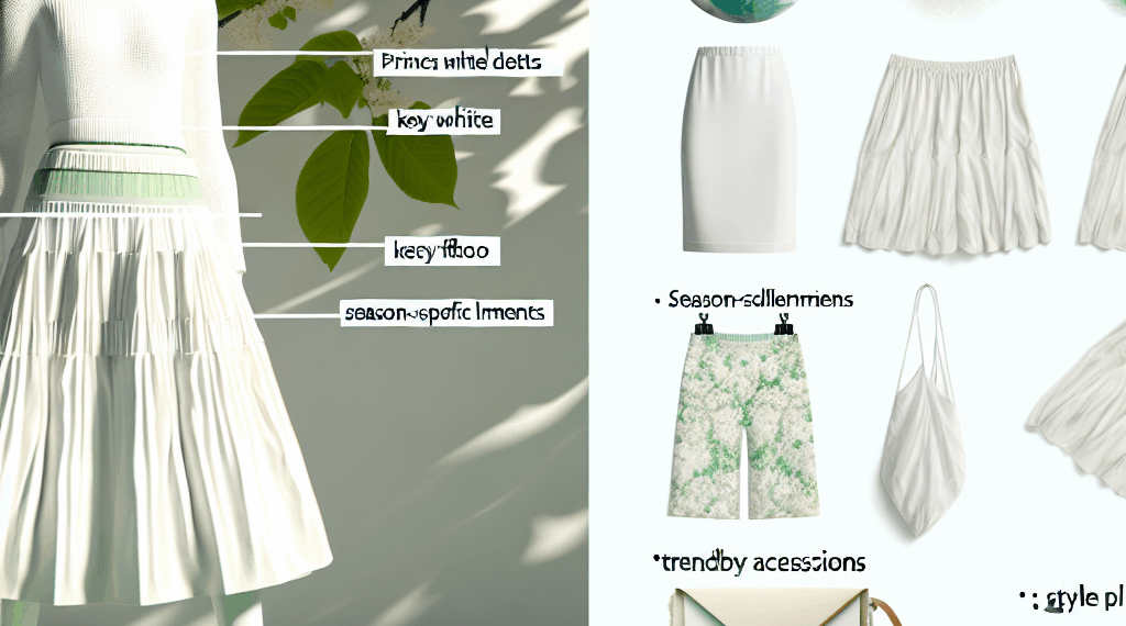 Cómo llevar faldas blancas en tendencia en mayo 2025, según el street style
