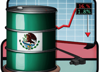 Precio de canasta de petróleo mexicano bajó 16.38% en abril
