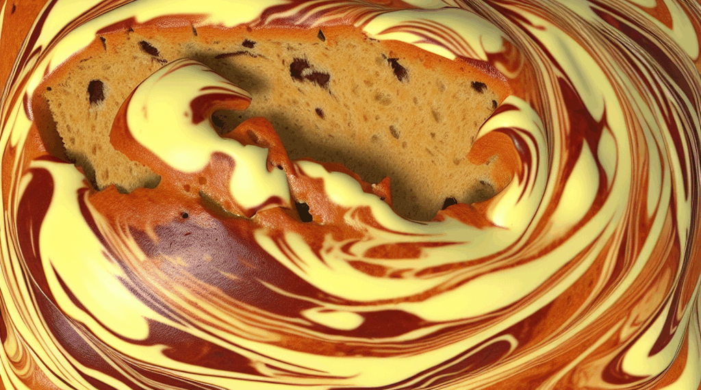 Aprende a hacer un pan de plátano marmoleado