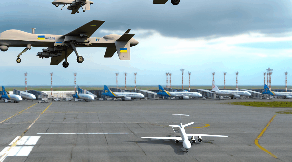 Ataque con drones ucranianos obliga a cerrar aeropuertos en Rusia