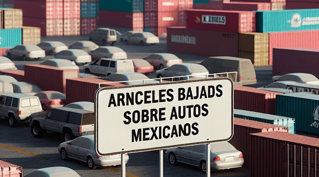 Estados Unidos reduce de 25 a 15% arancel sobre autos a México