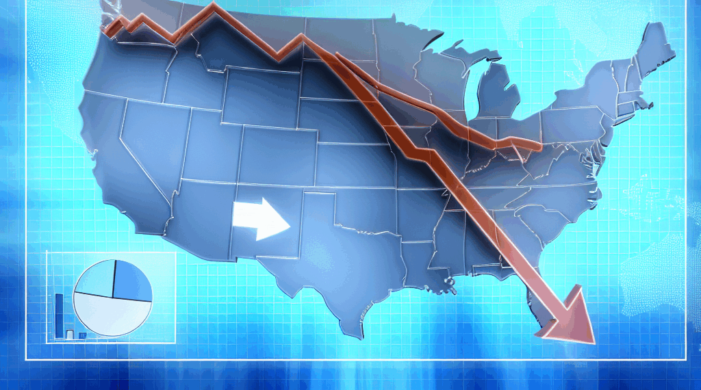 El PIB de Estados Unidos se contrajo 0.2% en el primer trimestre por los aranceles de Trump