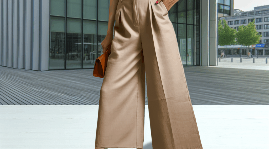 Eiza González luce elegante con pantalones holgados y sandalias de abuela en tendencia de Primavera-Verano 2025