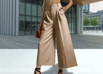 Eiza González luce elegante con pantalones holgados y sandalias de abuela en tendencia de Primavera-Verano 2025