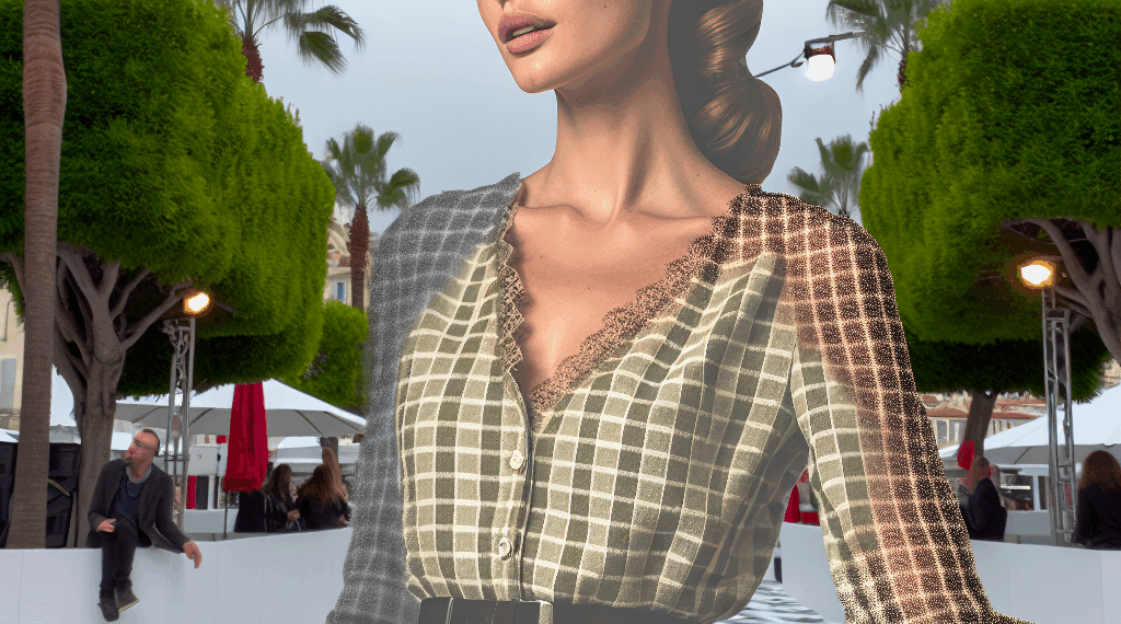 Emma Watson es la más elegante de Cannes con un vestido de cuadros vichy y botas Chanel