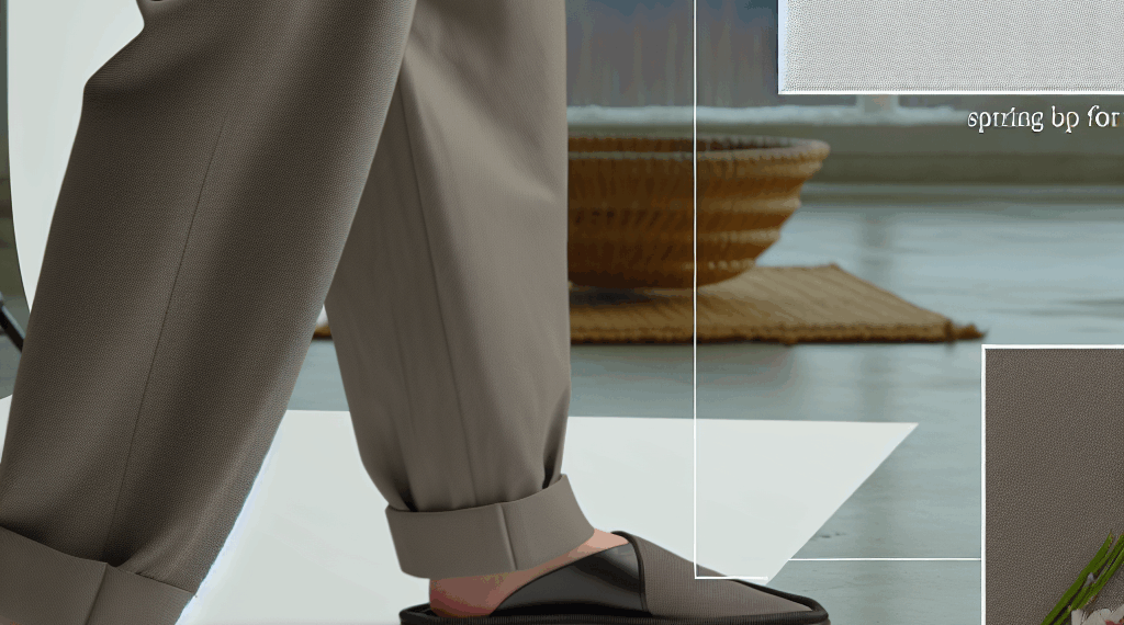 Cómo llevar zapatos planos tabi con pantalones negros como Zendaya en primavera 2025