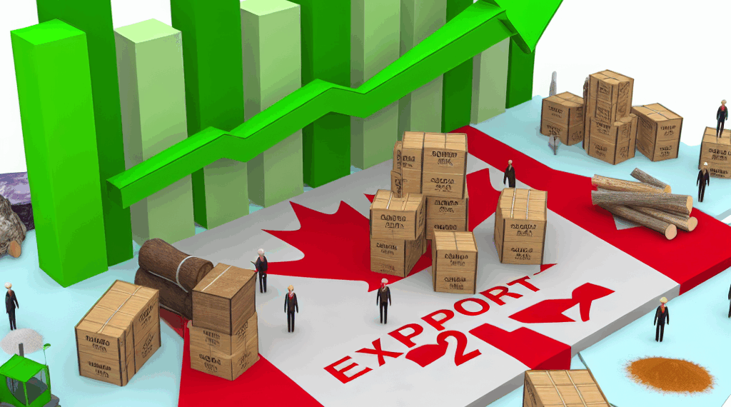 El PIB de Canadá creció 2.2% en el primer trimestre impulsado por las exportaciones