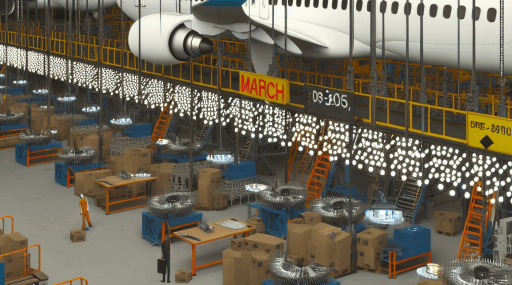 Aviones comerciales disparan pedidos de fábrica en Estados Unidos en marzo