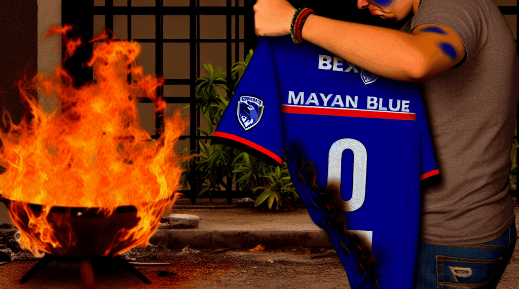 Aficionado de Cruz Azul quema su playera y renuncia al equipo tras eliminación