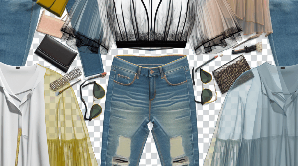 Cómo llevar blusas transparentes con jeans en tendencia en Primavera-Verano 2025