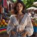 Cómo llevar blusas boho blancas en junio 2025