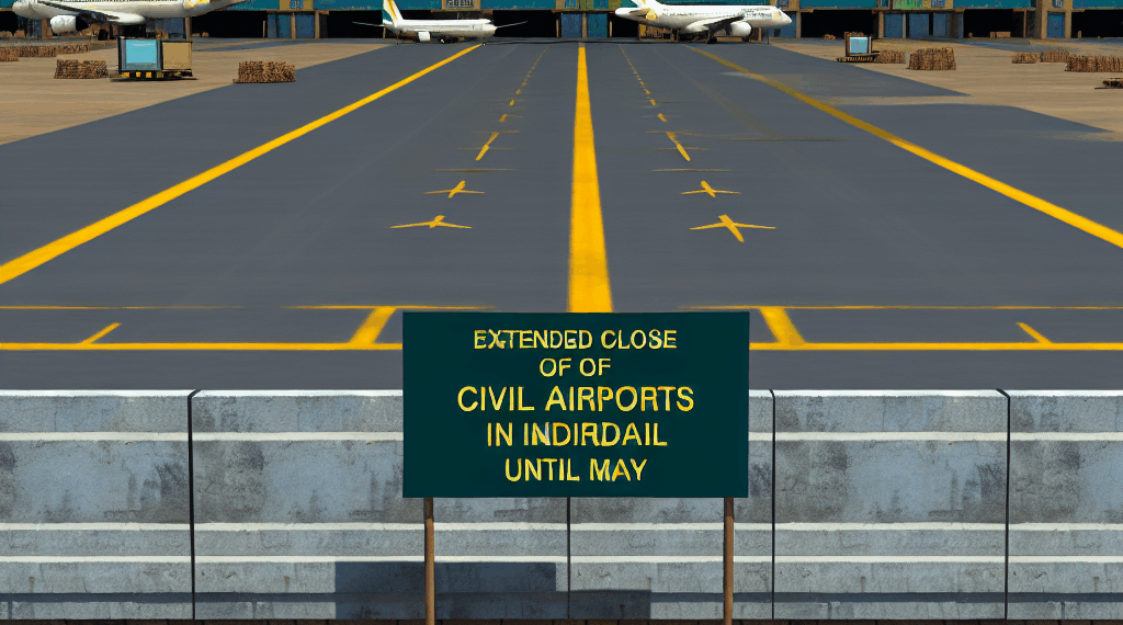 India mantendrá aeropuertos cerrados para vuelos civiles hasta el 15 de mayo