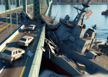 Autoridades de México y EU indagan choque de buque de las Fuerzas Armadas contra puente de NY