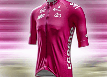 Isaac Del Toro en maglia rosa en el Giro d’Italia