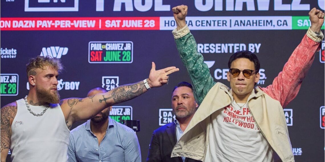 FOTO: AP - Jake Paul arremete contra Julio César Chávez Jr; asegura que arruinó el legado de su padre