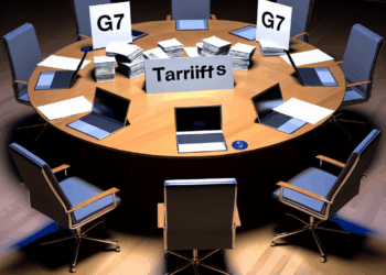 Líderes financieros del G7 intentan dejar de lado tema arancelario