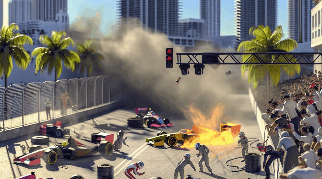 La parrilla de salida del GP de Miami 2025 de F1