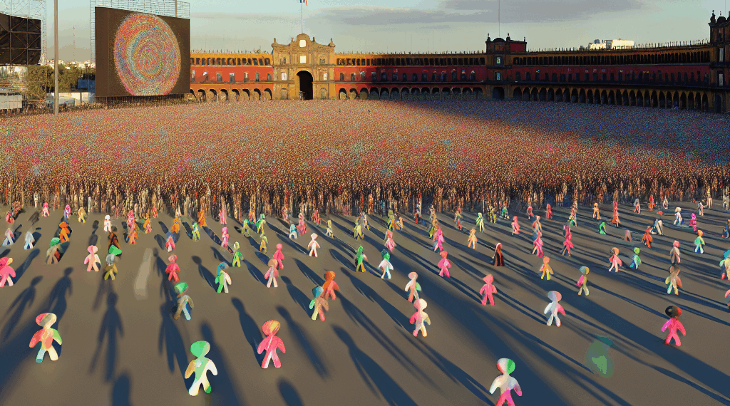 Lupita D’Alessio reunió a más de 100,000 personas en el Zócalo por el Día de las Madres