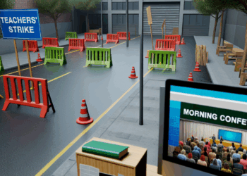 Maestros bloquean accesos a Palacio y Sheinbaum ofrece mañanera virtual: asegura que sigue el diálogo