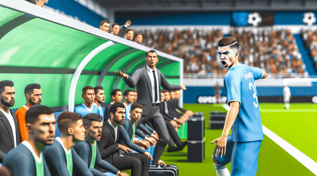 Mohamed se encaró con la banca del América; árbitro los separó