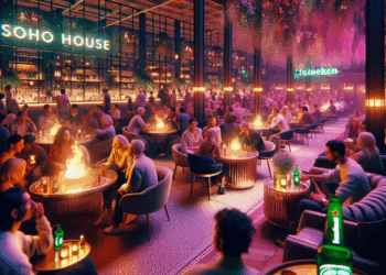 Así se vivió una noche en Soho House con The Blaze sonando y una Heineken en mano