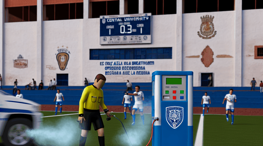 Realizan operativo de alcoholímetro en CU durante el partido Cruz Azul vs León