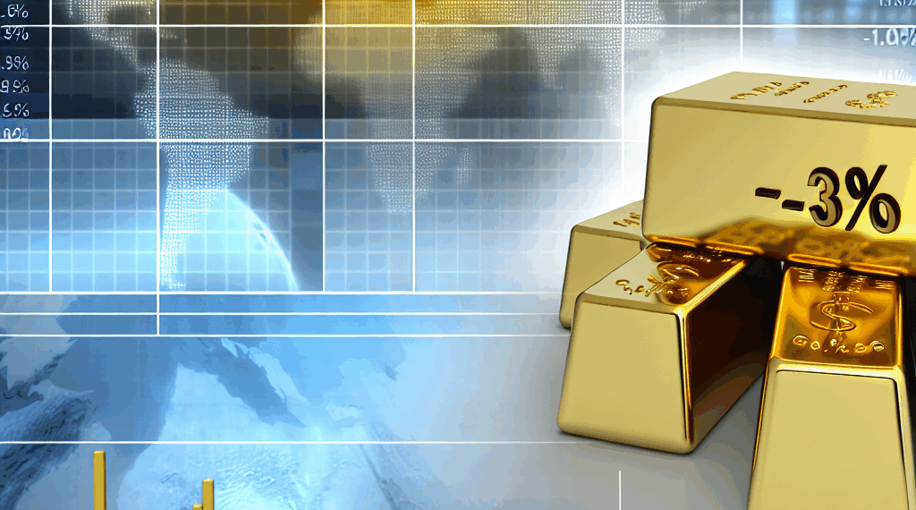 Precio del oro cae 3% tras el acuerdo entre EU y China