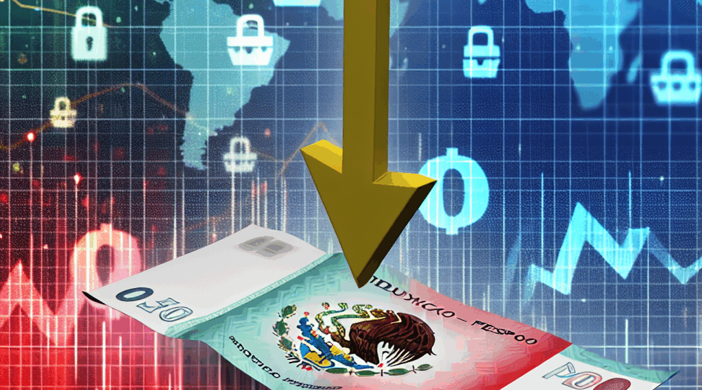 Peso mexicano cae en mercado nervioso sin avances en negociaciones de aranceles de EU