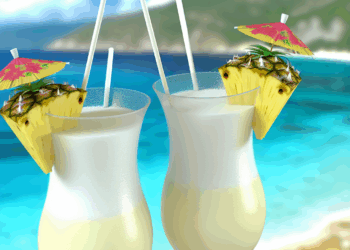 Piñas coladas, en la Riviera de Gaza