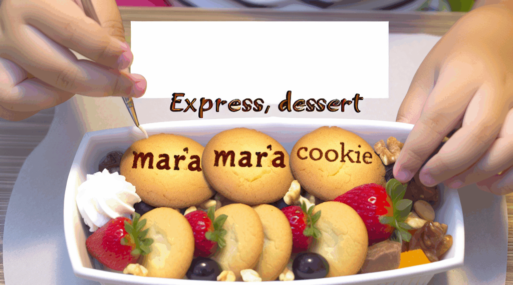 el postre rápido con galletas Marías