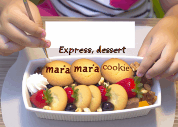 el postre rápido con galletas Marías