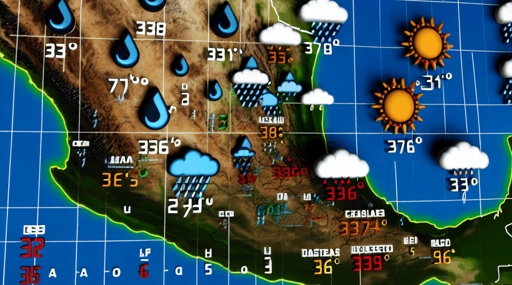Clima en México para el 22 de mayo de 2025