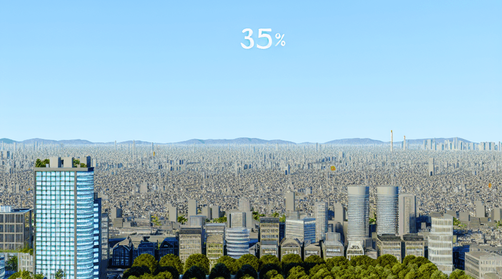 reducir 35% los gases de efecto invernadero