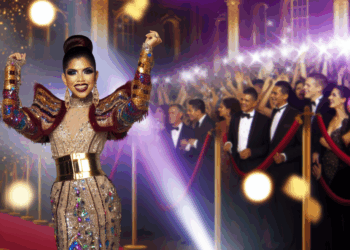 Rosalía arrasó en la MET Gala 2025 con zapatos de plataforma y este vestido exuberante color blanco de Balmain