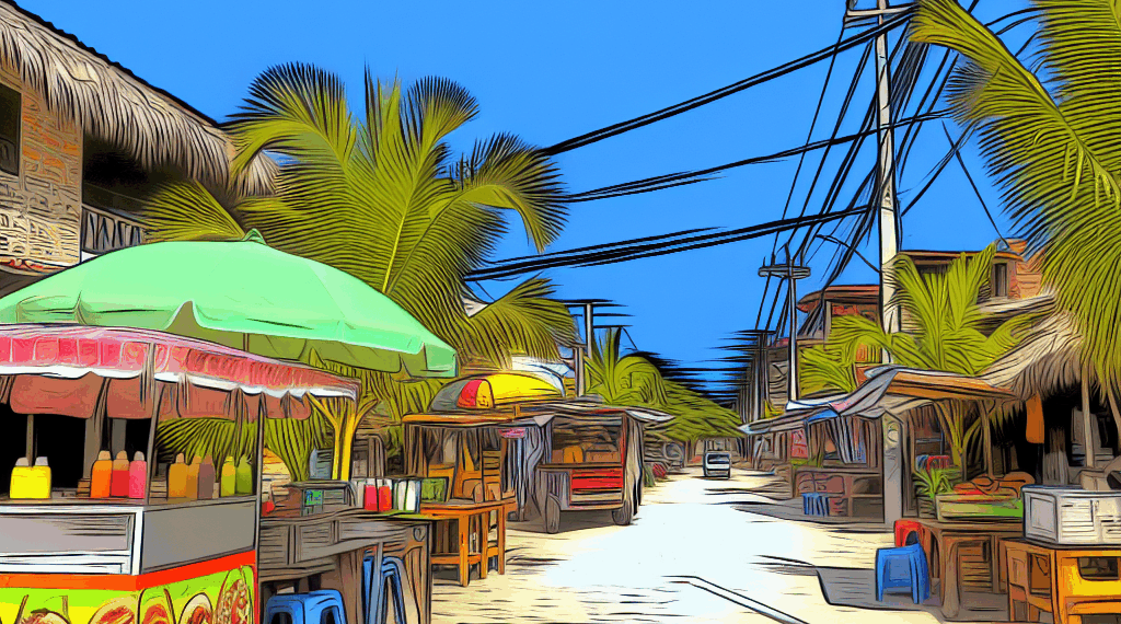 Corredor gastronómico en la Asipona Puerto Vallarta