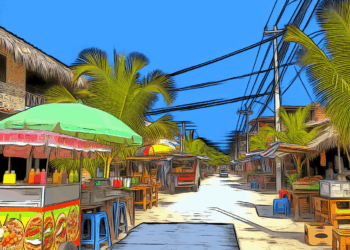 Corredor gastronómico en la Asipona Puerto Vallarta