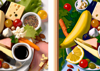 La comida como un motivo del arte, en Casa del Lago