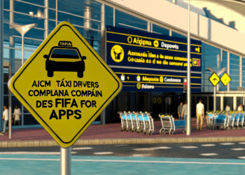 Taxistas del AICM acusan a FIFA de querer imponer transporte por aplicación para el Mundial 2026