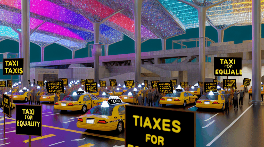 Taxistas autorizados a operar en el AICM exigen “suelo parejo” durante el Mundial de 2026