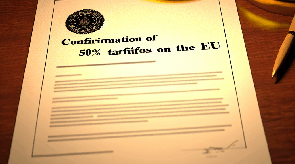 Trump asegura que no busca un acuerdo con la UE y que habrá aranceles del 50% el 1 de julio