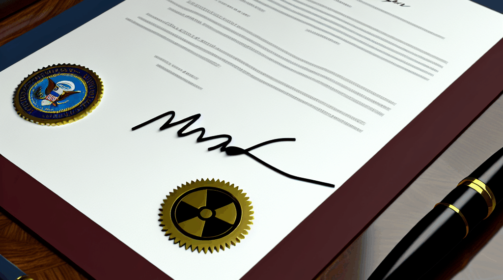 Donald Trump firma decretos para potenciar la energía nuclear civil y aligerar regulaciones en EU