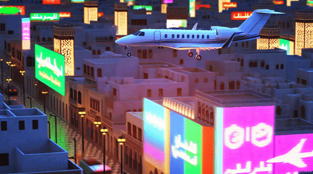 Trump visita Riad en modo empresario