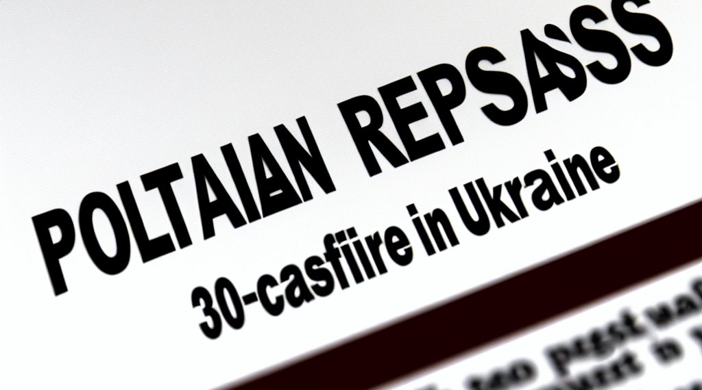 Trump pide un "alto el fuego incondicional de 30 días" en Ucrania