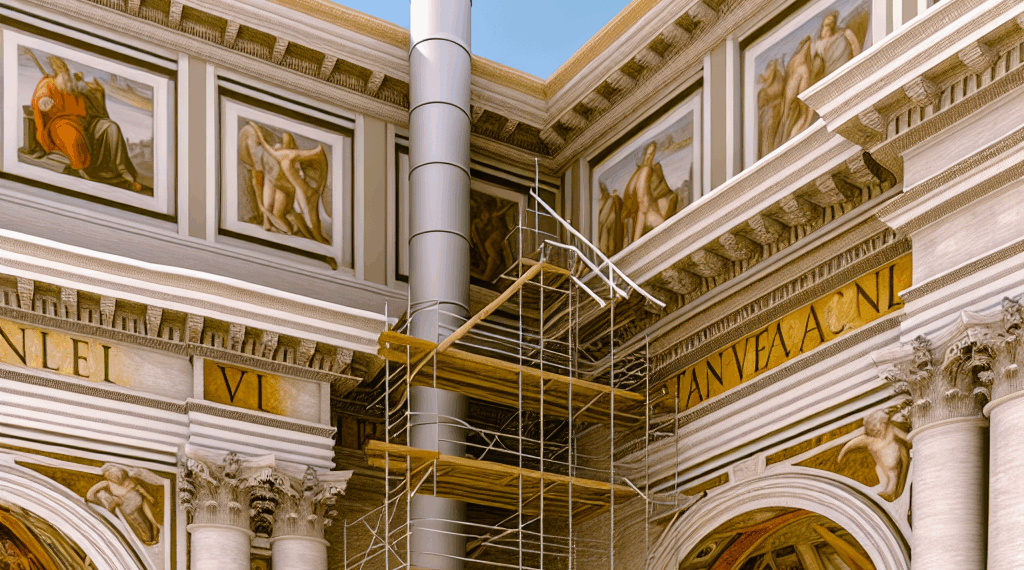 El Vaticano instala una chimenea sobre la Capilla Sixtina para las señales de humo del cónclave